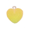 Resin Pendants RESI-WH0025-15A-1