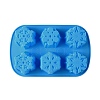 Snowflake Cake DIY Food Grade Silicone Mold DIY-K075-15-2