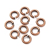 Brass Open Jump Rings KK-G514-01B-R-1