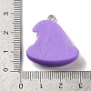 Opaque Resin Pendants RESI-K020-04D-3