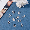 100Pcs 10 Style 201 Stainless Steel Charms STAS-CJ0001-232-3