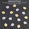 Unicraftale 16Pcs 2 Colors 304 Stainless Steel Pendants STAS-UN0038-31-3