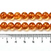 Resin Imitation Amber Beads Strands RESI-Z017-01B-4