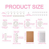 DIY Sublimation Blank Earring Making Kit DIY-SW0001-14-3