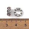 Rack Plating Alloy European Beads FIND-C055-03AS-3