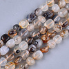 Natural Marine Chalcedony Beads Strands G-T105-34-1