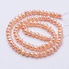 Natural Cultured Freshwater Pearl Beads Strands PEAR-F004-03-02-3