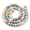 Faceted Electroplated Glass Beads Strands GLAA-C023-02-B04-2