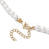 Shell Pearl Necklaces NJEW-JN04862-5