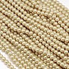 Dyed Glass Pearl Round Bead Strands X-HY-A002-10mm-RB114-2