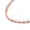 925 Sterling Silver Cable Chains Necklace for Women STER-I021-08A-RG-2