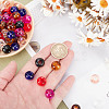 PandaHall Elite 80pcs 8 colors Glass European Beads GLAA-PH0003-04-5