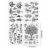 Globleland 4 Sheets 4 Styles PVC Plastic Clear Stamps DIY-GL0004-49A-6