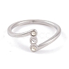 304 Stainless Steel Finger Ring foe Women RJEW-C086-17-P-2