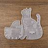 Cat Shape Floating Shelf DIY Silicone Mold DIY-K067-01-3