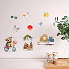 8 Sheets 8 Styles PVC Waterproof Wall Stickers DIY-WH0345-079-6