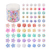 Craftdady 700Pcs 7 Styles Opaque Resin Cabochons CRES-CD0001-07-15