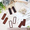 Olycraft DIY Rectangle Dangle Earring Making Kit DIY-OC0009-48-5