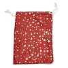 Gold Stamping Christmas Velvet Storage Bags ABAG-Q053-01A-03A-1