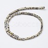 Natural Dalmatian Jasper Beads Strands X-G-G968-D10-2