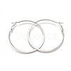 Iron Hoop Earrings EJEW-TAC0009-12P-1