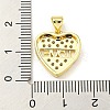Brass with Cubic Zirconia Pendants FIND-Z023-01A-3