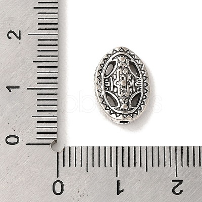 Tibetan Style Alloy Beads TIBEB-L007-03AS-1