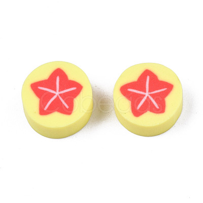 Handmade Polymer Clay Beads CLAY-N007-005-05-1