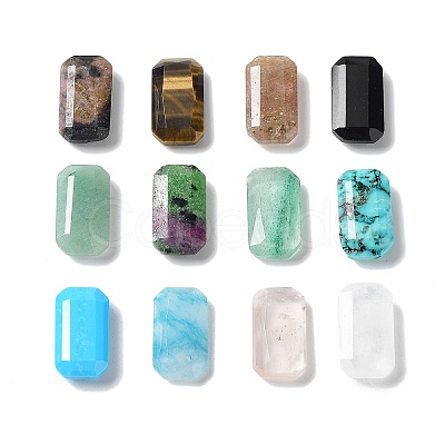 Natural & Synthetic Mixed Gemstone Cabochons G-C057-04A-1