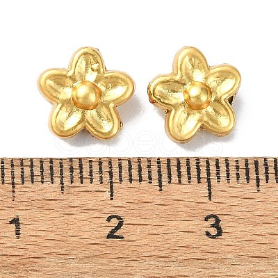 Rack Plating Brass Beads KK-M282-12G-1