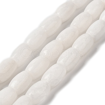 Natural Dyed White Jade Beads Strands G-M402-A01-11-1