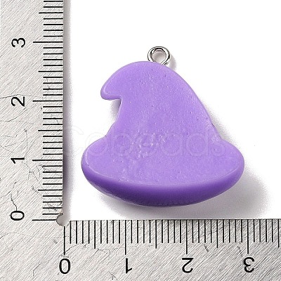 Opaque Resin Pendants RESI-K020-04D-1