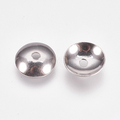 Non-Tarnish Apetalous 201 Stainless Steel Bead Caps X-STAS-L205-13D-1