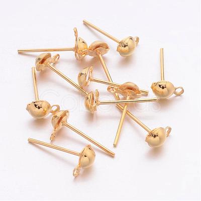 Iron Post Ear Studs E219-G-1