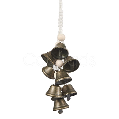 Iron Bell Wind Chimes HJEW-JM01957-1