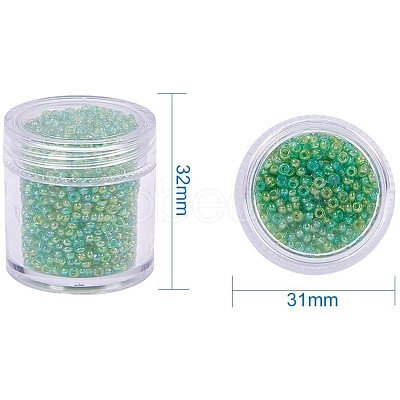 12 Colors Glass Seed Beads SEED-PH0007-03-1