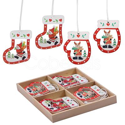 Christmas Wooden Ornaments Set JX056A-1