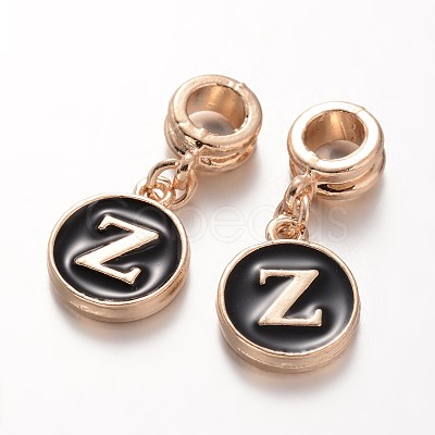 Alloy Enamel European Dangle Charms MPDL-M057-Z-1