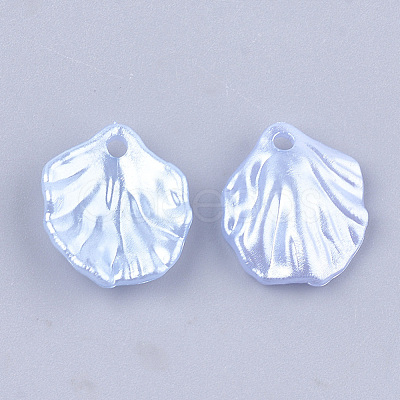 Acrylic Imitation Pearl Pendants OACR-T016-01E-1