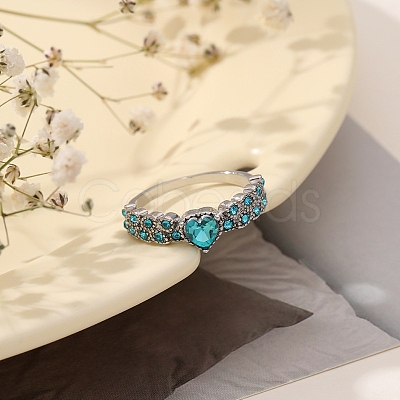 Alloy Rhinestone Plain Band Rings PW-WG5A413-01-1