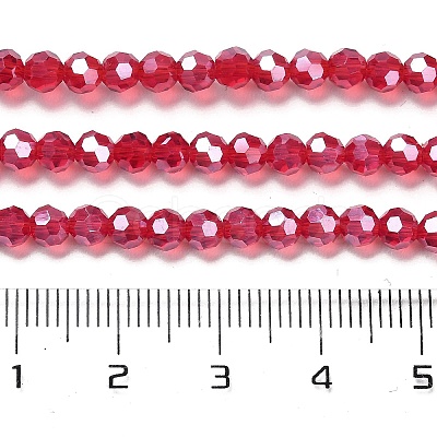 Transparent Glass Beads EGLA-A035-T4mm-B07-1