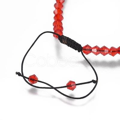 Adjustable Nylon Cord Braided Bead Bracelets BJEW-JB04521-06-1