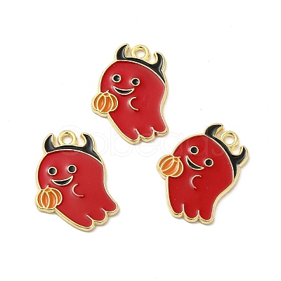 Alloy Enamel Pendants ENAM-J650-10G-02-1