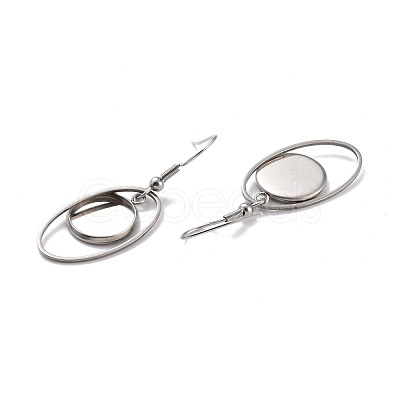 Tarnish Resistant 201 Stainless Steel Earring Hooks STAS-Z036-02P-1