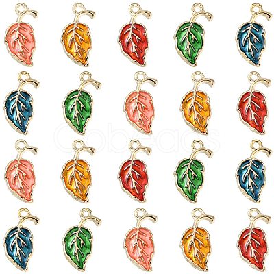 Alloy Enamel Pendants ENAM-CJ0001-40-1