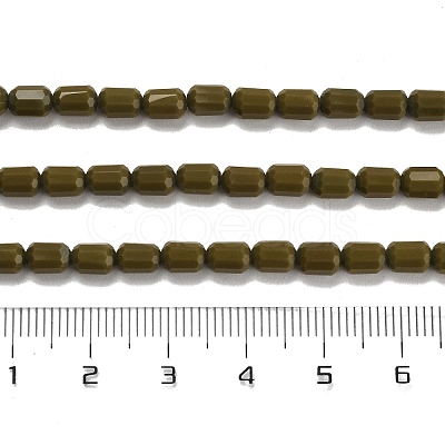 Opaque Glass Beads Strands GLAA-G112-04F-1