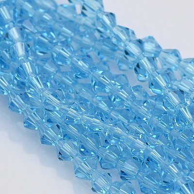 Bicone Glass Beads Strands X-EGLA-P016-4mm-02-1