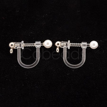 304 Stainless Steel Clip-on Earring Findings X-STAS-G247-02P-1