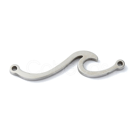 304 Stainless Steel Connector Charms STAS-C097-59P-1
