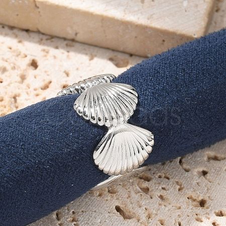 Brass Cuff Finger Rings for Women RJEW-U033-02P-1